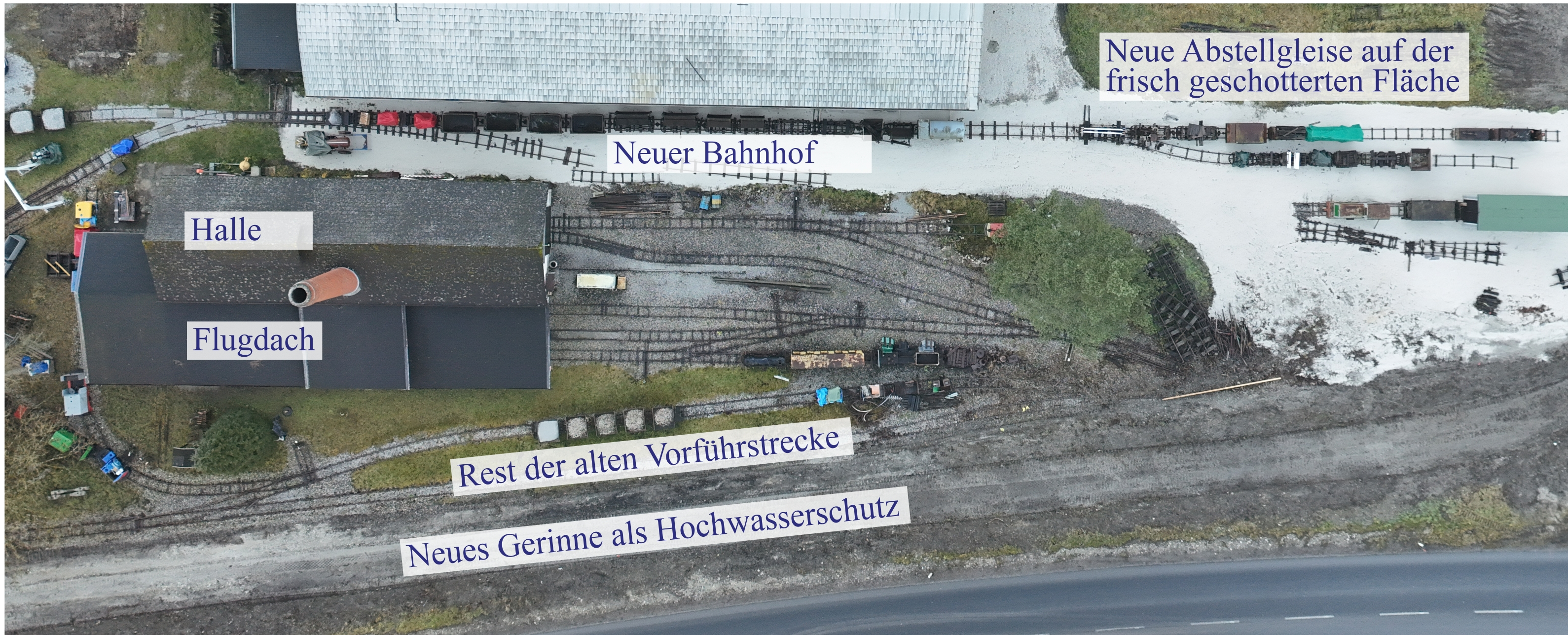 Gleisplan für Umbau